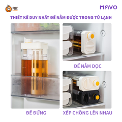 Bình Pha Cà Phê Ủ Lạnh Bằng Nhựa Cao Cấp MAVO | CRYSBRICK COLD BREWER