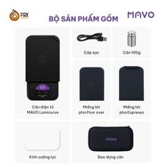Cân Điện Tử Thông Minh Pha Cà Phê Lumicurve | MAVO Coffee Precision Scale
