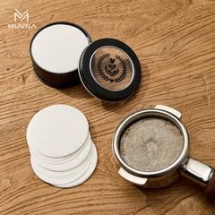 Giấy Lọc Máy Pha Cà Phê Espresso MUVNA Size 51mm,53mm,58mm | COFFEE MACHINE PAPER FILTER