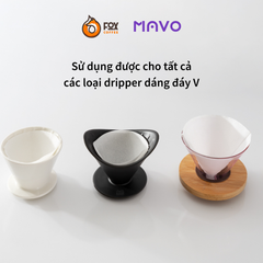 Hộp 100 Chiếc Giấy Lọc V01 Pha Cà Phê Pour Over MAVO| V60 Coffee Filter V01