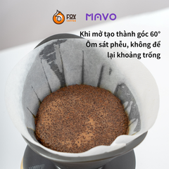 Hộp 100 Chiếc Giấy Lọc V01 Pha Cà Phê Pour Over MAVO| V60 Coffee Filter V01