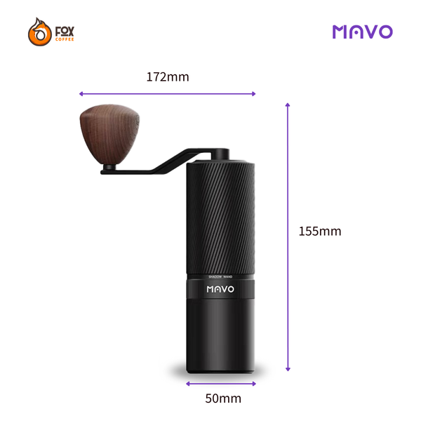 Cối Xay Cà Phê Cầm Tay MAVO Shadow Wand | Hand Coffee Grinder
