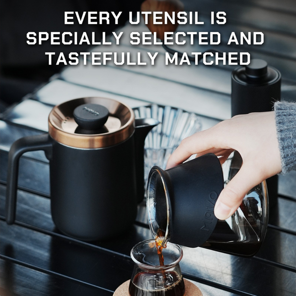 Bộ Pha Cà Phê Pour-Over 6 Món MAVO | GOGO BOX Portable Coffee Set