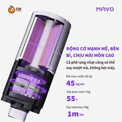 Máy Xay Cà Phê Cầm Tay MAVO Aurora Bằng Điện | Electric Hand Coffee Grinder