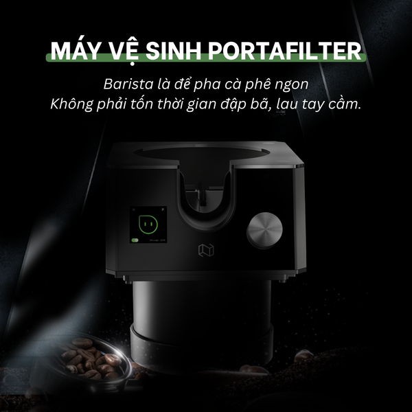 Dụng Cụ Rửa Tay Cầm Pha Cà Phê Tự Động NS300Pro | Neutral Automatic Portafilter Cleaner
