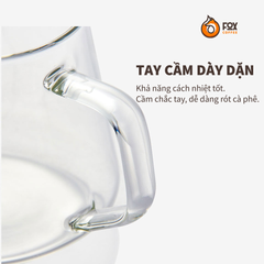 Bình Server Thủy Tinh Đong Cà Phê FOX COFFEE 350ml | Coffee Server, Sharing Pot
