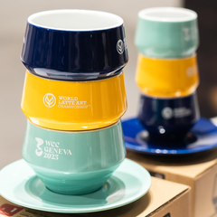 Ly, Cốc Uống Cà Phê Cao Cấp MANIKO Club House Phiên Bản Đặc biệt WORLD LATTE ART CHAMPIONSHIP 2025 | CLUB HOUSE COFFEE CUPS