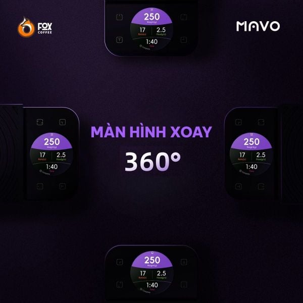Cân Điện Tử Thông Minh Pha Cà Phê Lumicurve | MAVO Coffee Precision Scale