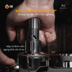Dụng Cụ Nén Cà Phê MUVNA Sonorous 58.35mm | Click Constant Pressure Tamper