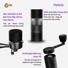 Máy Xay Cà Phê Cầm Tay MAVO Aurora Bằng Điện | Electric Hand Coffee Grinder