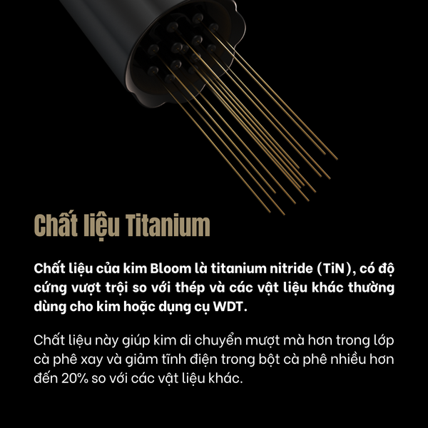 Dụng Cụ Phân Phối Bột Cà Phê Bloom | Nucleus Coffee Tools WDT
