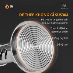 Dụng Cụ Nén Cà Phê MUVNA Sonorous 58.35mm | Click Constant Pressure Tamper