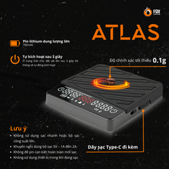 Cân Cà Phê Thông Minh ATLAS | Fox Coffee Precision Coffee Scale