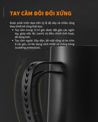 Ca Đánh Sữa Bằng Thép Không Gỉ 304 Cao Cấp Double Barista Wings MUVNA | COFFEE MILK PITCHER