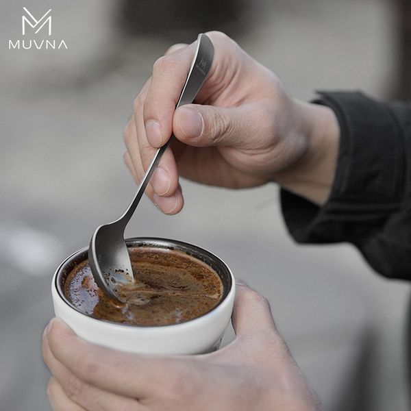 Thìa, Muỗng Thử Nếm Cà Phê Titanium MUVNA | COFFEE CUPPING SPOON