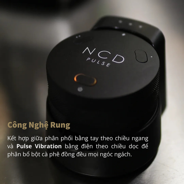 Dụng Cụ San Cà Phê bằng Điện NCD Pulse Tích hợp Công Nghệ Rung | NCD Pulse With Pulse Vibration - Nucleus Coffee Tools