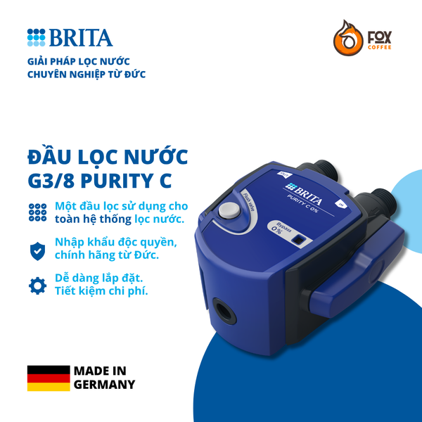 Đầu Gắn Lõi Lọc Nước BRITA PURITY C | Water Filter Head From Brita