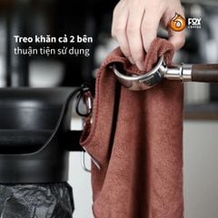 Hộp Đập Bã Cà Phê Dạng Đứng Ống Tròn Tặng Kèm Khăn & Túi Rác | Coffee Knock Box Tube