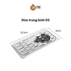 Khay Rửa Ly Quầy Bar Âm Bàn MUVNA | Bar Counter Cup Rinser