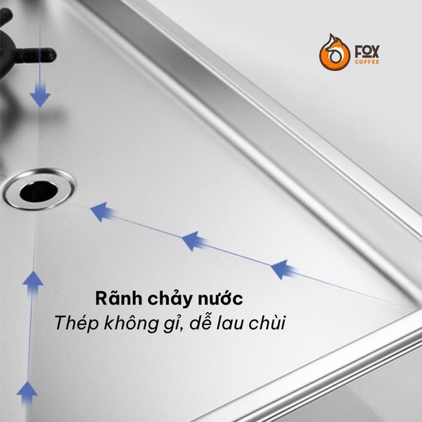 Khay Rửa Ly Quầy Bar Âm Bàn MUVNA | Bar Counter Cup Rinser