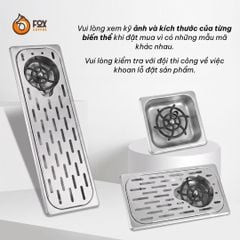 Khay Rửa Ly Quầy Bar Âm Bàn MUVNA | Bar Counter Cup Rinser