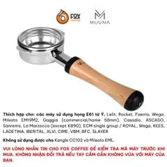 Tay Cầm Không Đáy Pha Cà Phê 58mm V-series MUVNA | Bottomless Coffee Portafilter