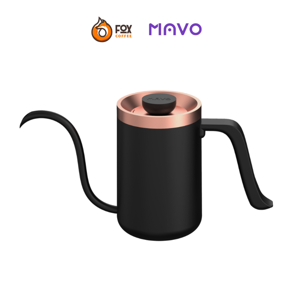 Ấm Cổ Ngỗng Pha Cà Phê Pour Over 600ml Bằng Thép Không Gỉ MAVO | DEEP FLOW DRIPPING KETTLE PRO