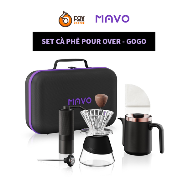 Bộ Pha Cà Phê Pour-Over 6 Món MAVO | GOGO BOX Portable Coffee Set