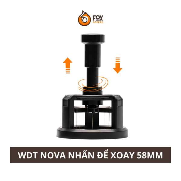 Dụng Cụ Khuấy Tơi Bột Cà Phê Fox Coffee NOVA | Rotary Magnetic Dispersing Needle WDT