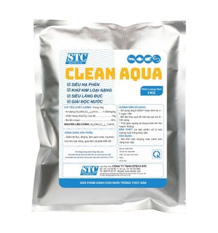 CLEAN AQUA – Siêu hạ phèn, siêu lắng đục, khử kim loại nặng, giải độc nước
