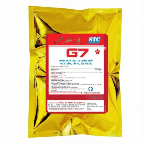 G7 –Phòng ngừa gan, tụy, trống ruột, phân trắng