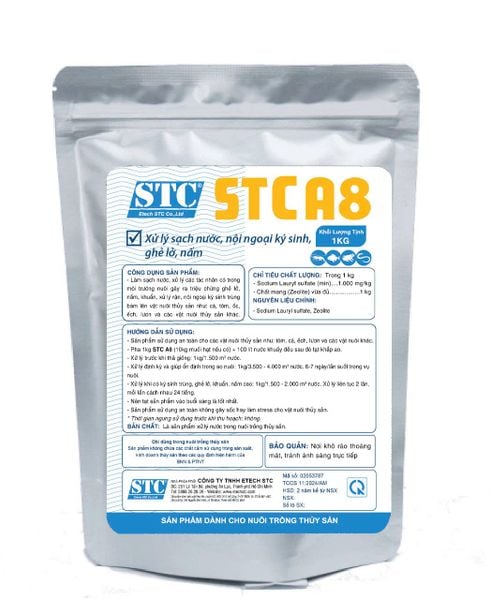 STC A8-Xử lý ghẻ lở, nấm, khuẩn, xử lý rận,  nội ngoại ký sinh trùng