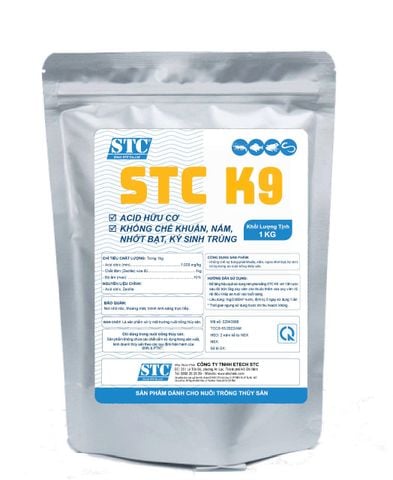 STC K9- Acid hữu cơ khống chế khuẩn, nấm, nhớt bạt, ký sinh trùng