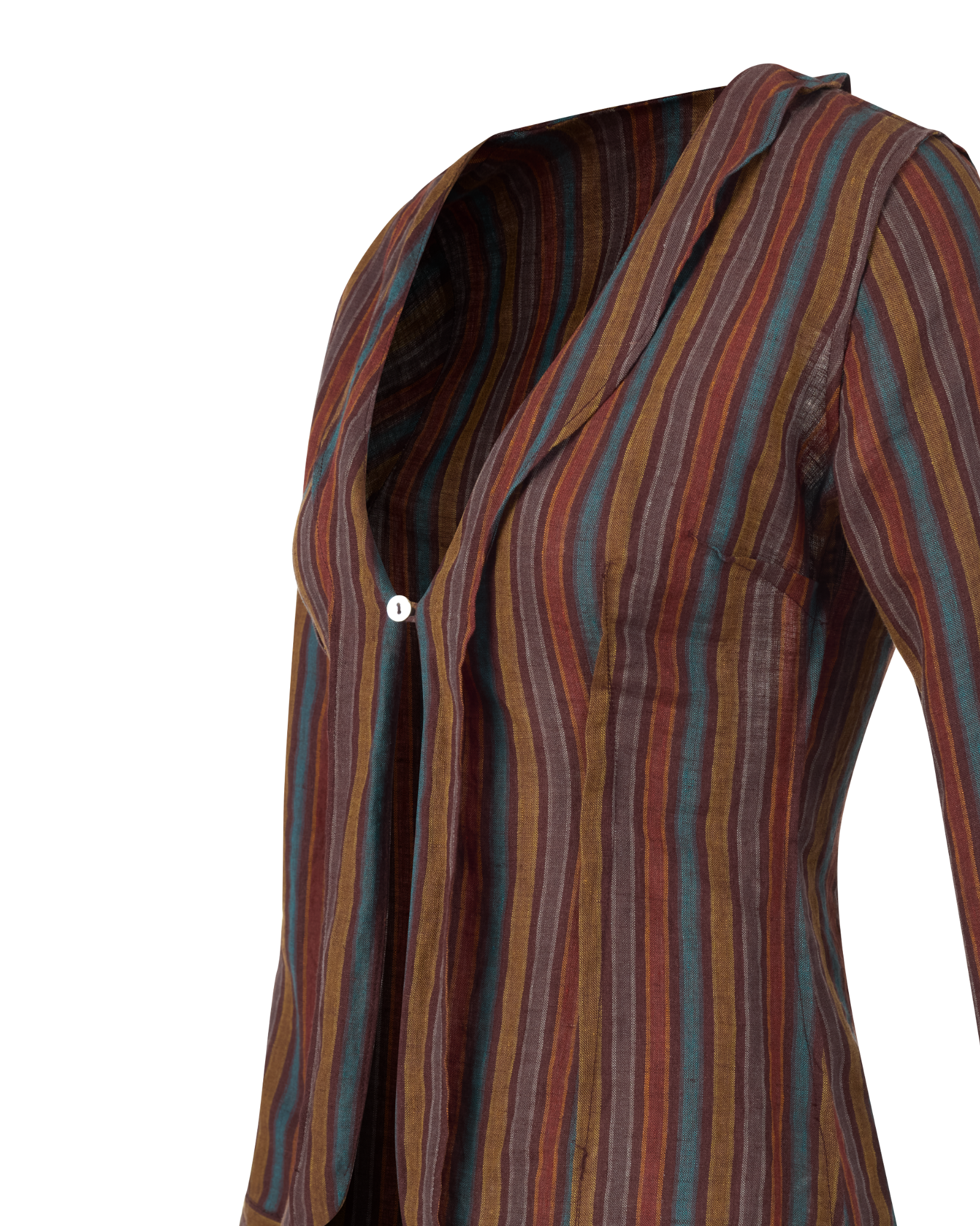 Line Top | Áo Khoác Linen Cài Nút