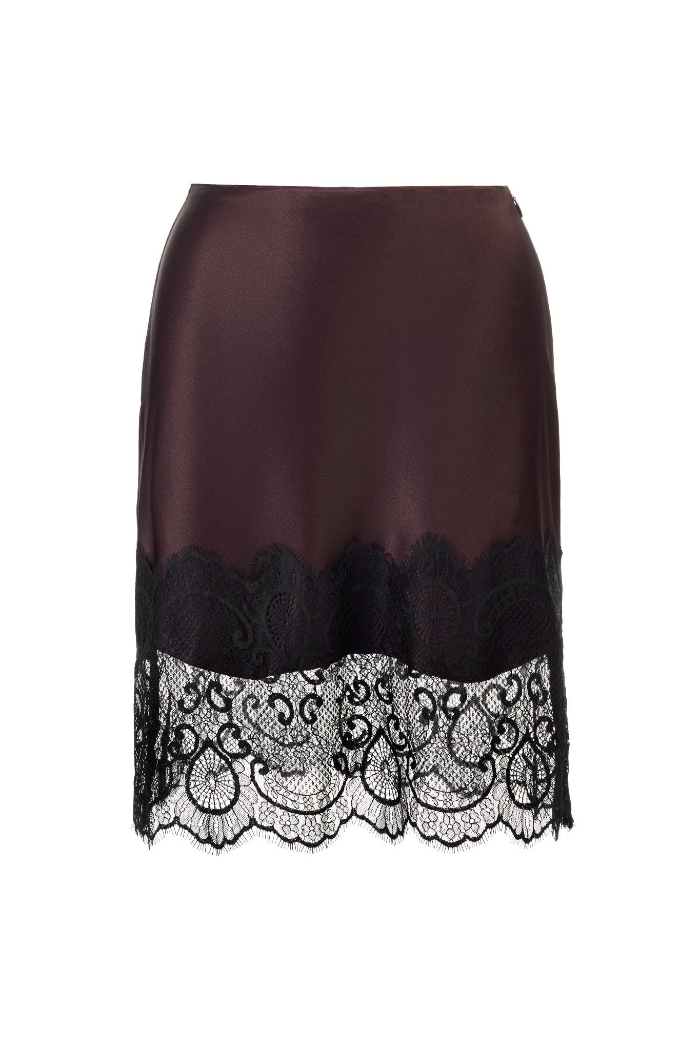 Melt Dahlia Skirt | Chân Váy Lụa Phối Ren