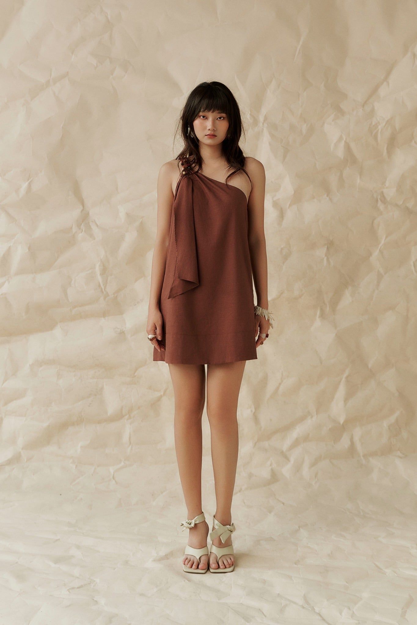Limited Version Twist Dress | Đầm Ngắn Lệch Vai