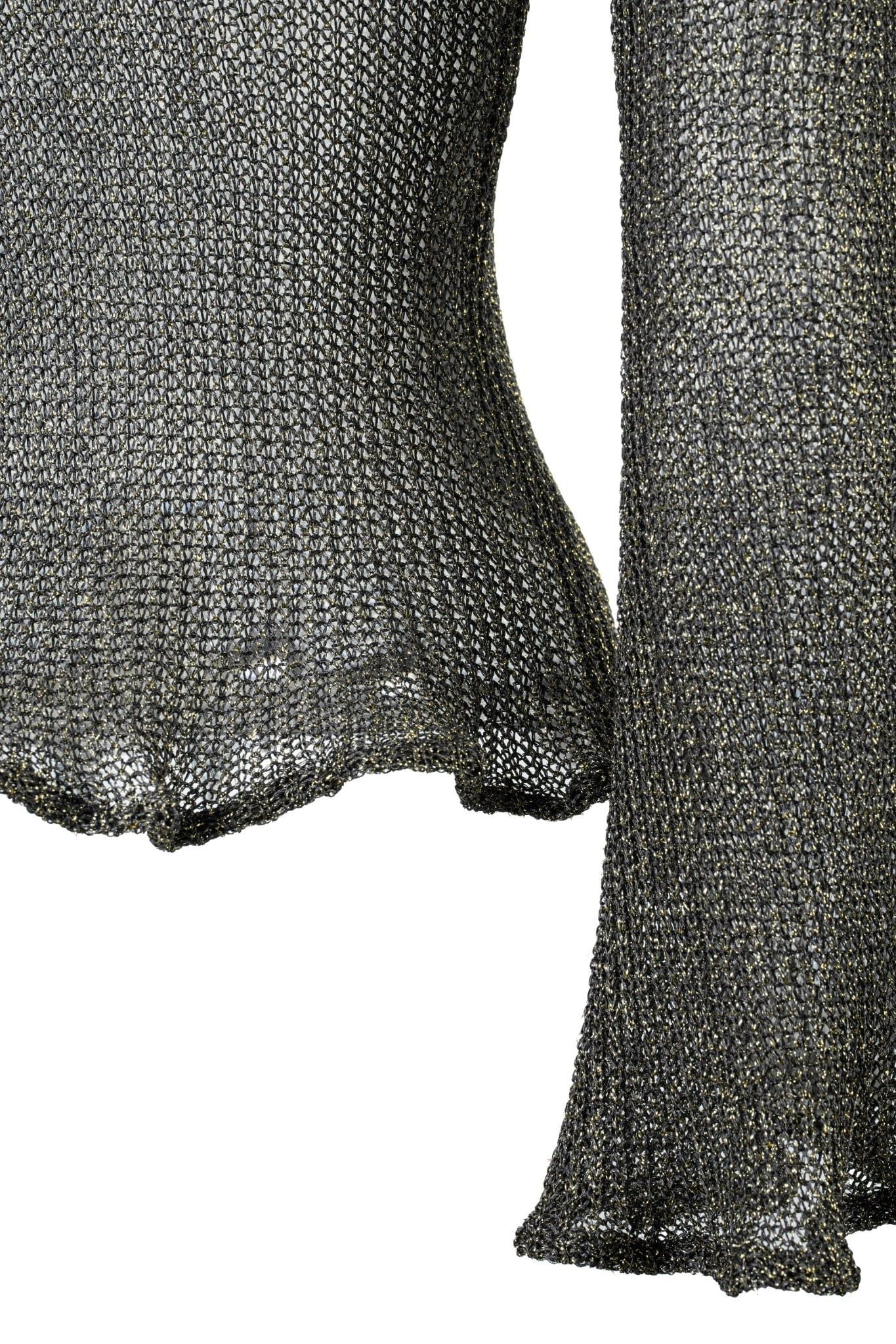 Luster Top | Áo Tay Loe Lấp Lánh