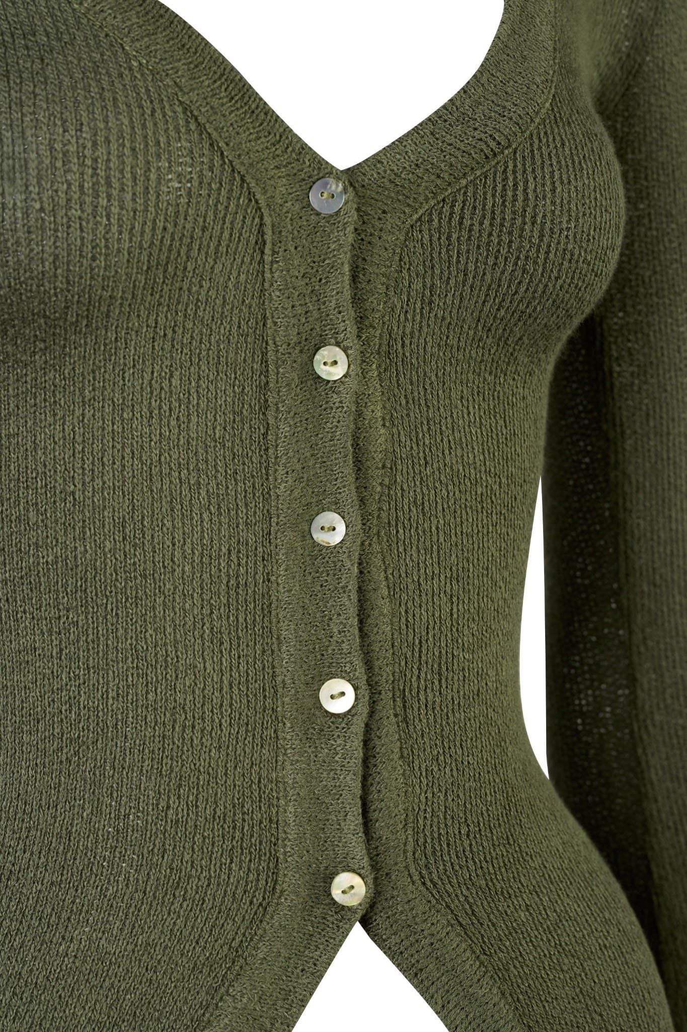 Mora Top | Áo Dáng Ôm Cài Nút