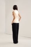 Shapeless Top | Áo Gile Cổ Xếp Lớp