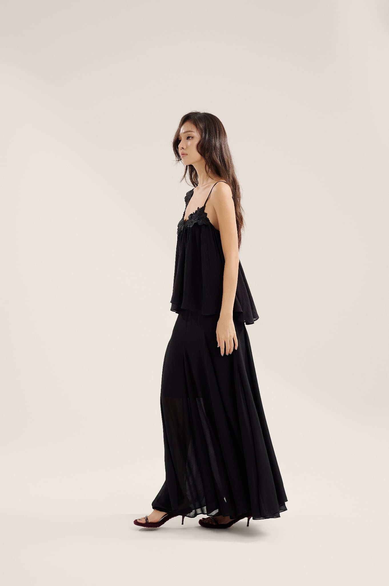 Flared Skirt | Chân Váy Maxi Xoè