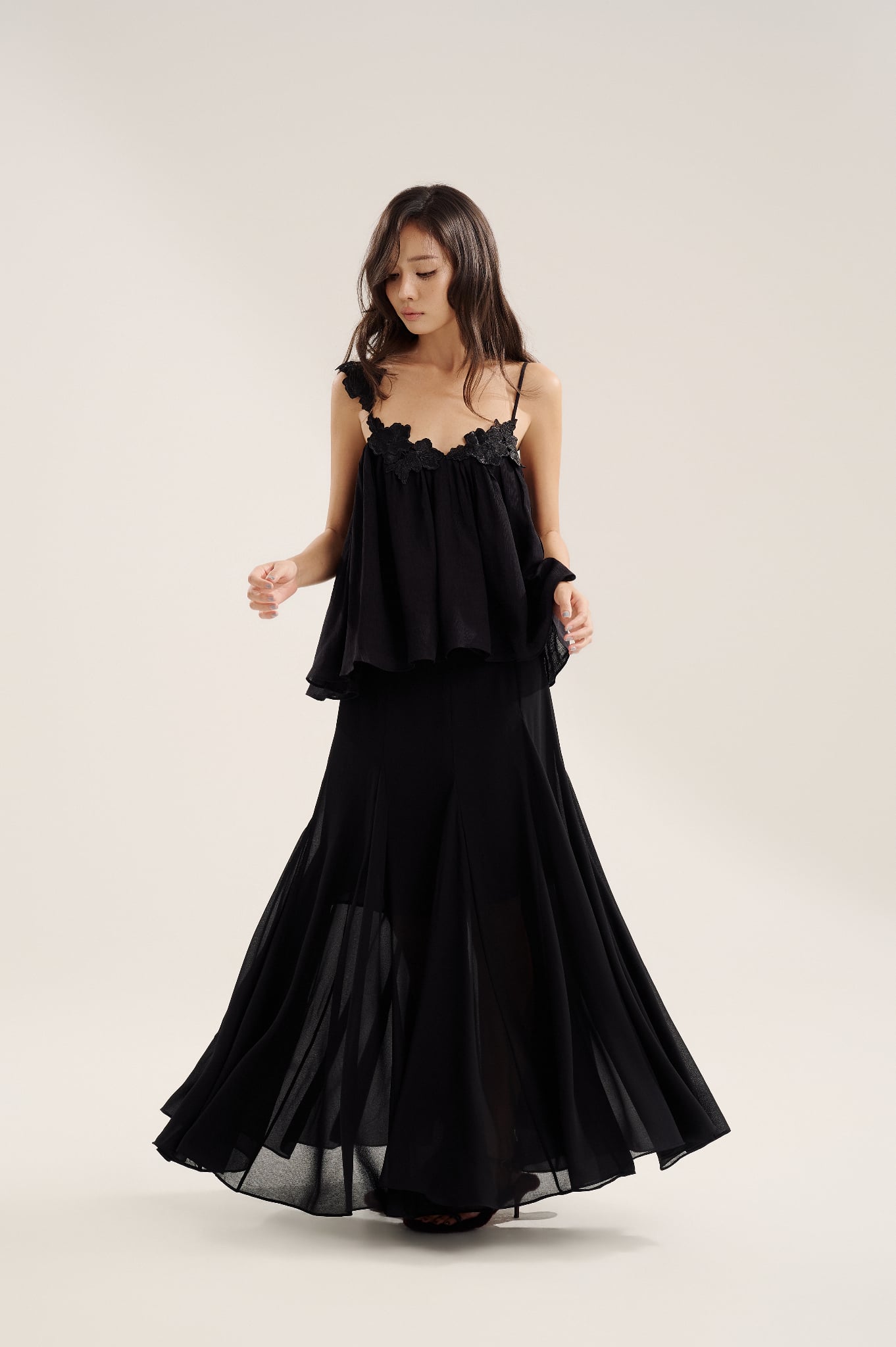 Flared Skirt | Chân Váy Maxi Xoè