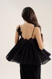 Rosa Top | Áo Dáng Xoè Phối Hoa