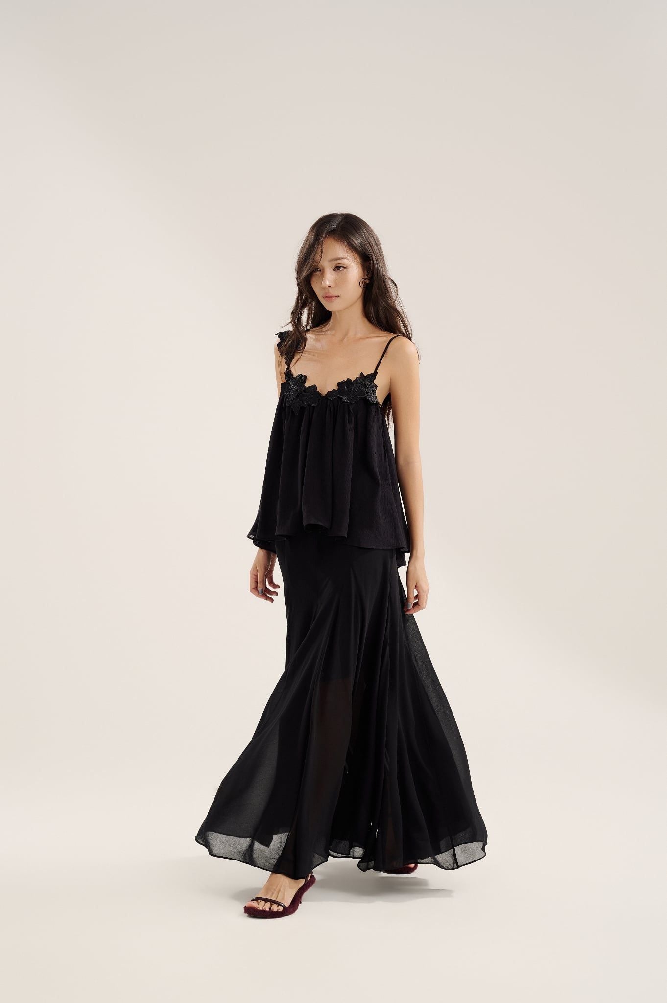 Flared Skirt | Chân Váy Maxi Xoè