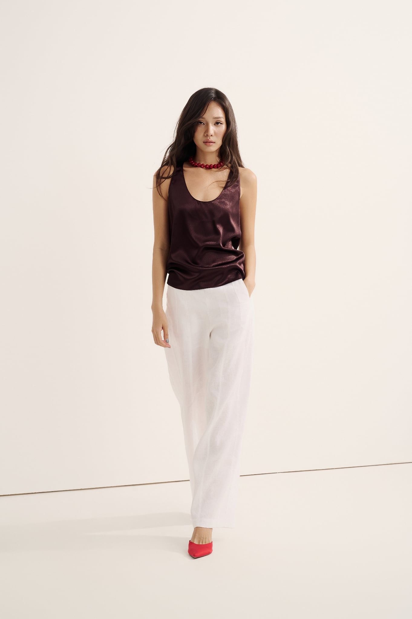 Sculpted Top | Áo Tanktop Lụa