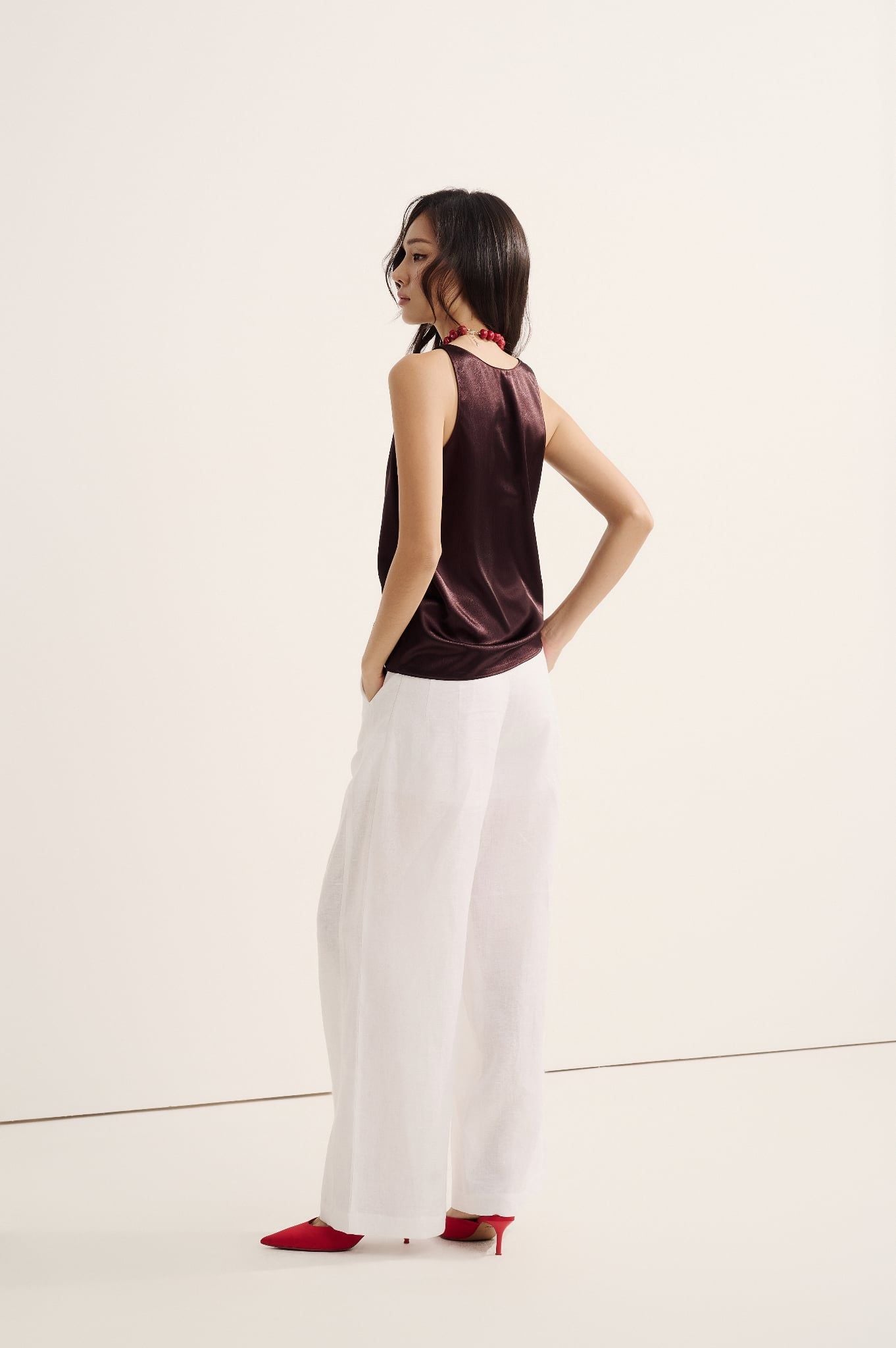 Sculpted Top | Áo Tanktop Lụa