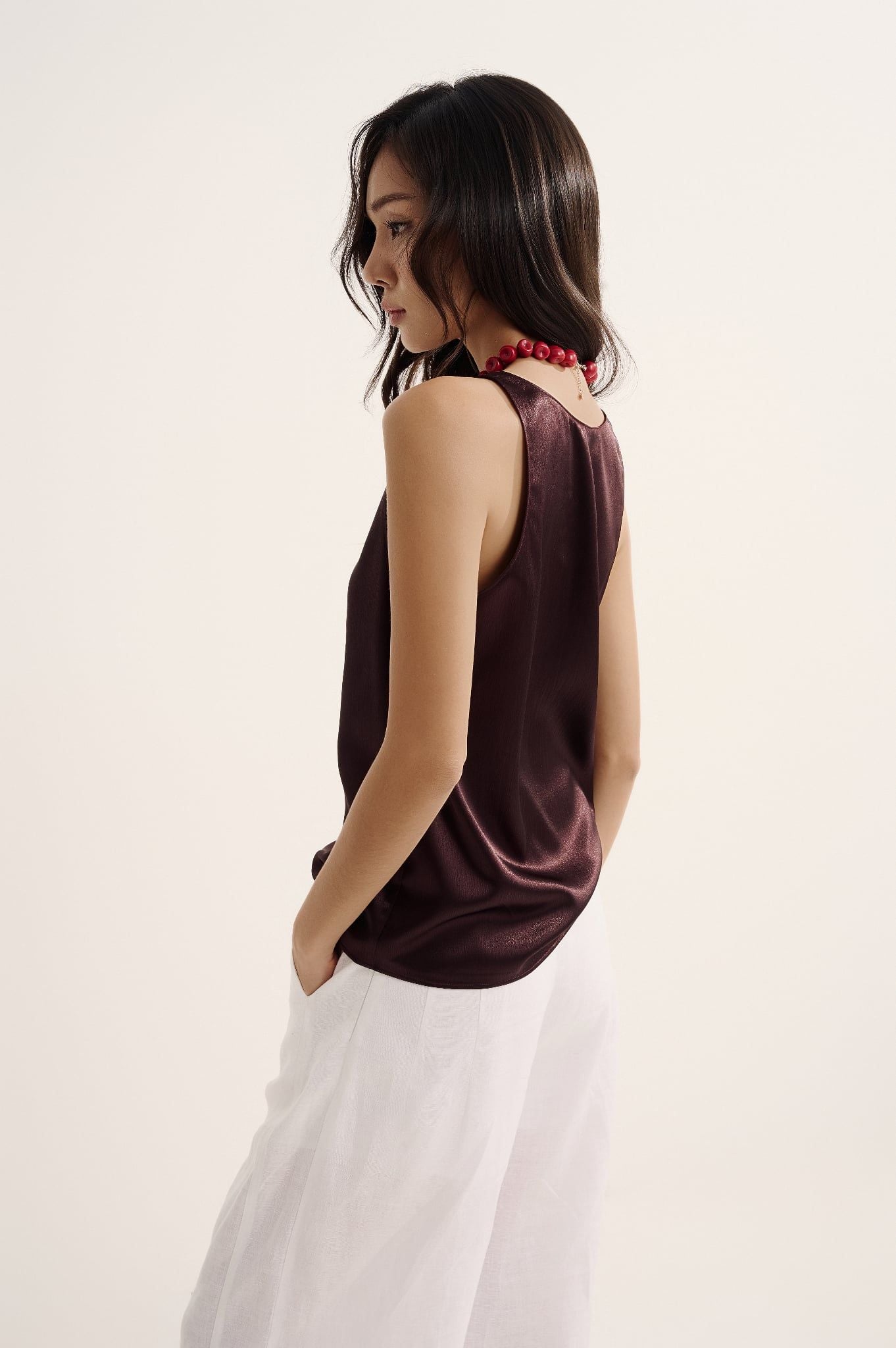 Sculpted Top | Áo Tanktop Lụa