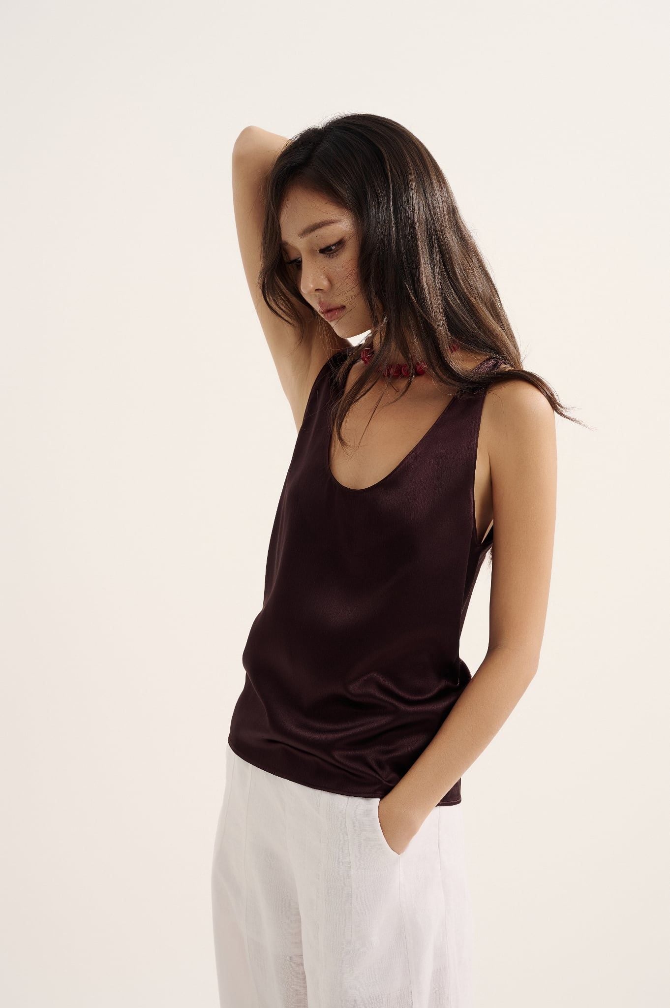Sculpted Top | Áo Tanktop Lụa
