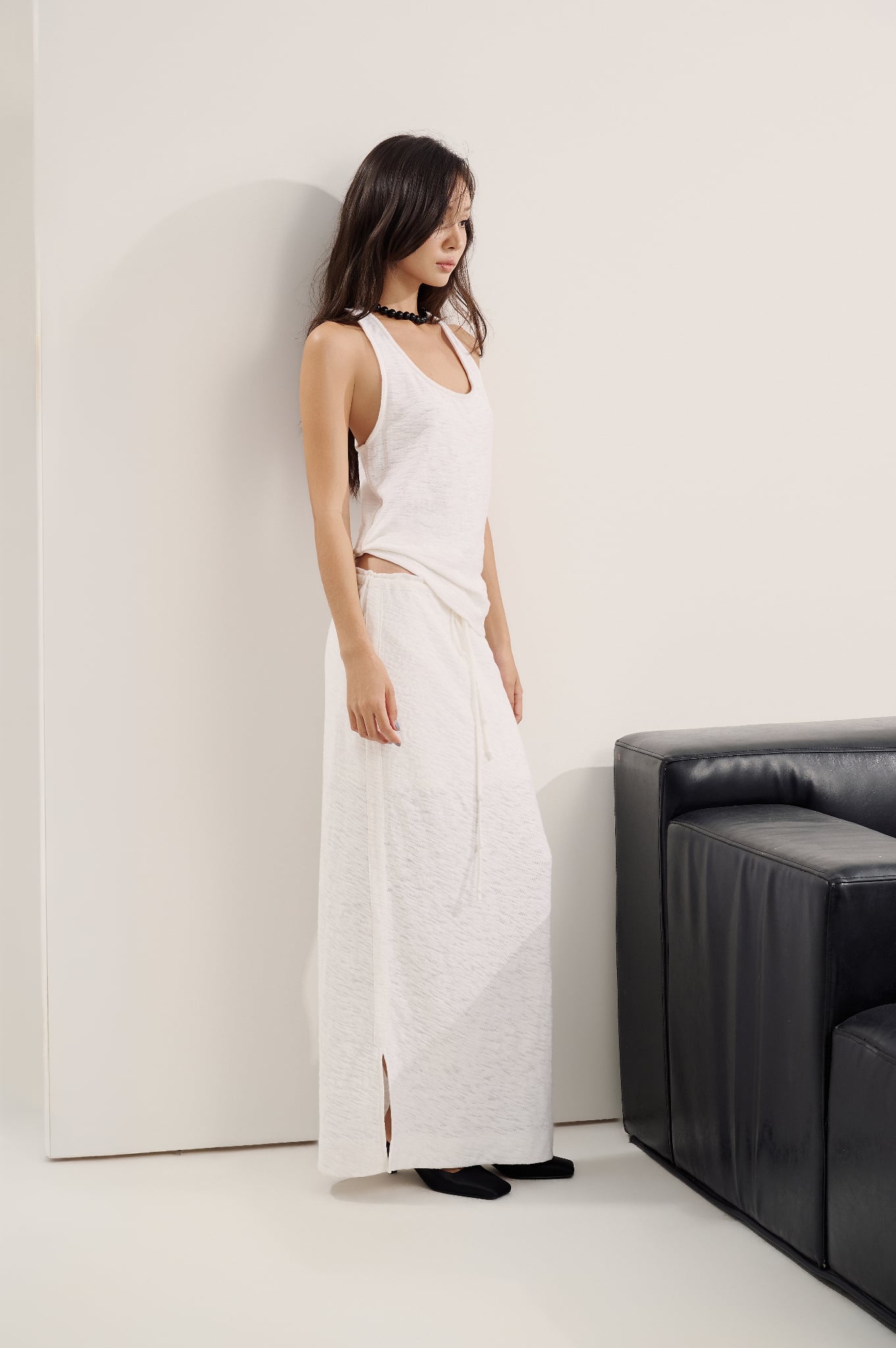 Blurred Top | Áo Lai Bất Đối Xứng