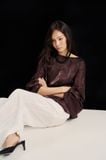 Lustrous Top | Áo Lụa Oversize