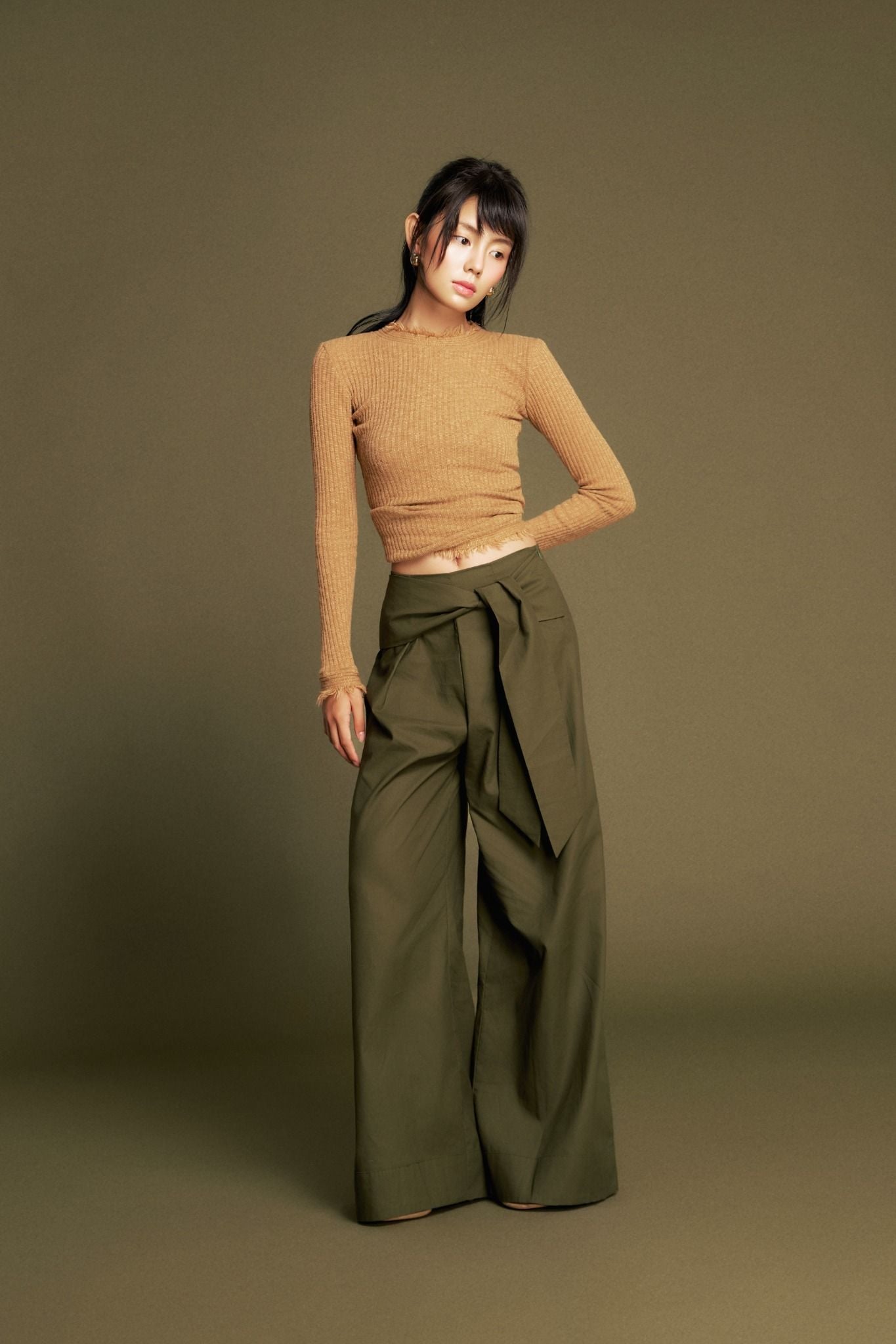 Fold Pants | Quần Ống Rộng Phối Dây